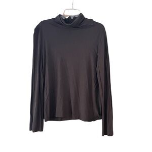 Calvin Klein Women’s Large Brown Long Sleeve Turtleneck Pullover Shirt